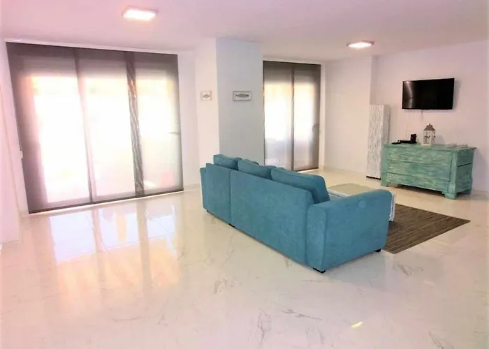 0e M2 1ª Linea Con Terraza Grande Y Vistas Al Mar * 卡尔佩