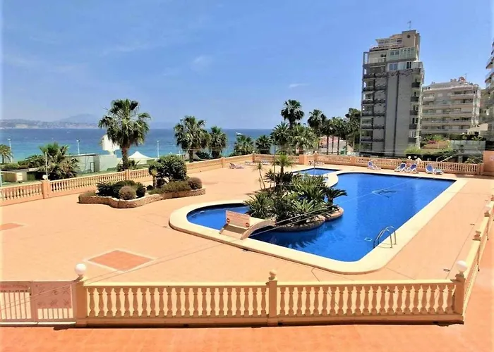 0e M2 1ª Linea Con Terraza Grande Y Vistas Al Mar * 卡尔佩