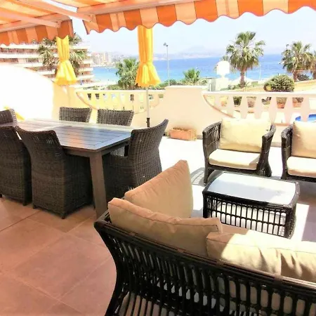0e M2 1ª Linea Con Terraza Grande Y Vistas Al Mar 칼페