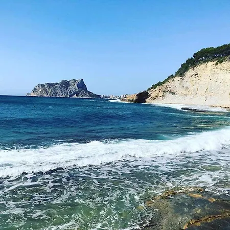 0e M2 1ª Linea Con Terraza Grande Y Vistas Al Mar * Кальпе