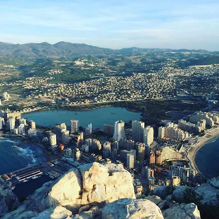0e M2 1ª Linea Con Terraza Grande Y Vistas Al Mar Апартаменти Кальпе