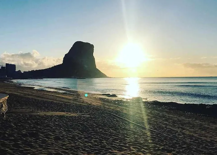 Apartamento 0e M2 1ª Línea Con Terraza Grande Y Vistas Al Mar Calpe